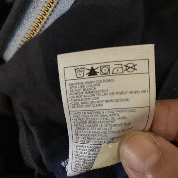 Tampa Bay Rays Jacket Women’s Size Medium Hooded Nike Swoosh Baseball Navy Blue - Picture 10 of 10